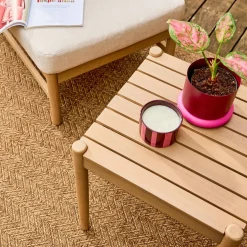 Loungeset voor 2 personen van acaciahout