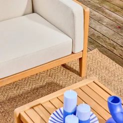 Loungeset voor 4 personen van acaciahout