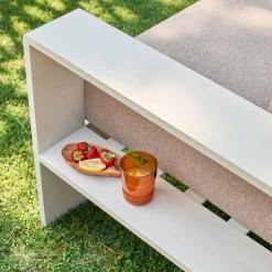 Loungeset 5 zitplaatsen aluminium