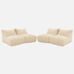 Loungestoelen voor buiten olefine (set van 4)