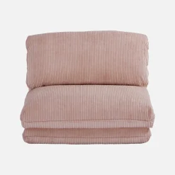Loungestoel met slaapfunctie corduroy fauteuil