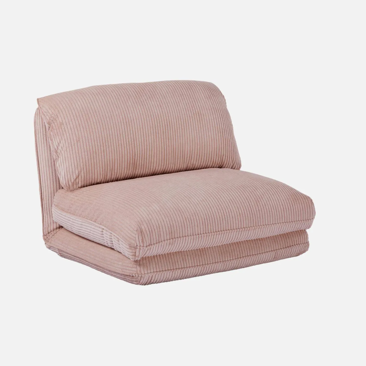 Loungestoel met slaapfunctie corduroy fauteuil