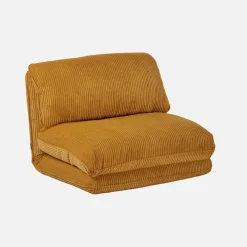 Loungestoel met slaapfunctie corduroy fauteuil