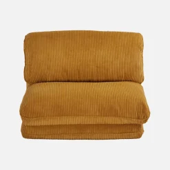 Loungestoel met slaapfunctie corduroy fauteuil