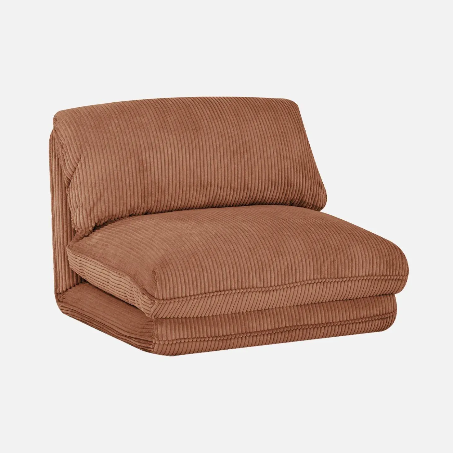 Loungestoel met slaapfunctie corduroy fauteuil