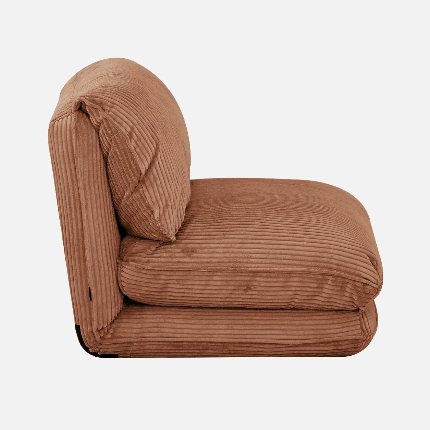 Loungestoel met slaapfunctie corduroy fauteuil
