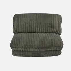 Loungestoel met slaapfunctie corduroy fauteuil