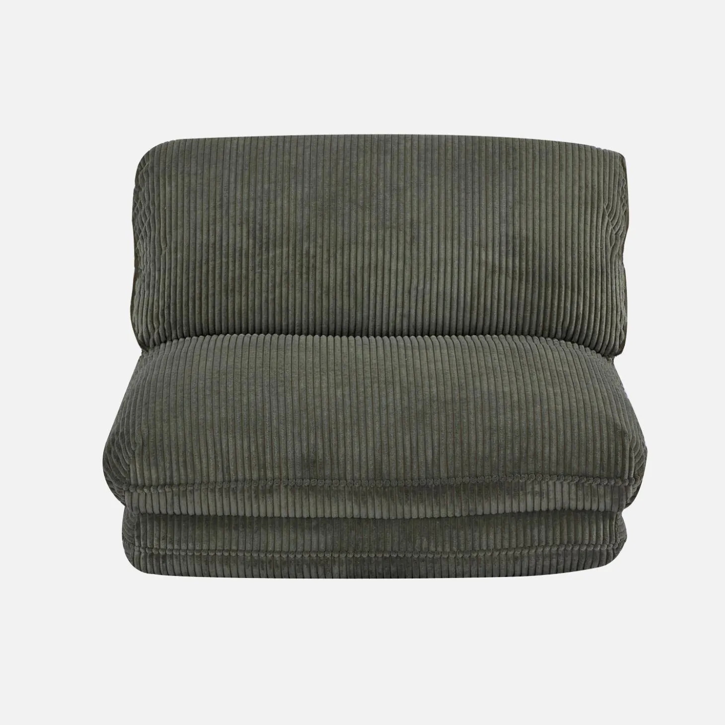 Loungestoel met slaapfunctie corduroy fauteuil