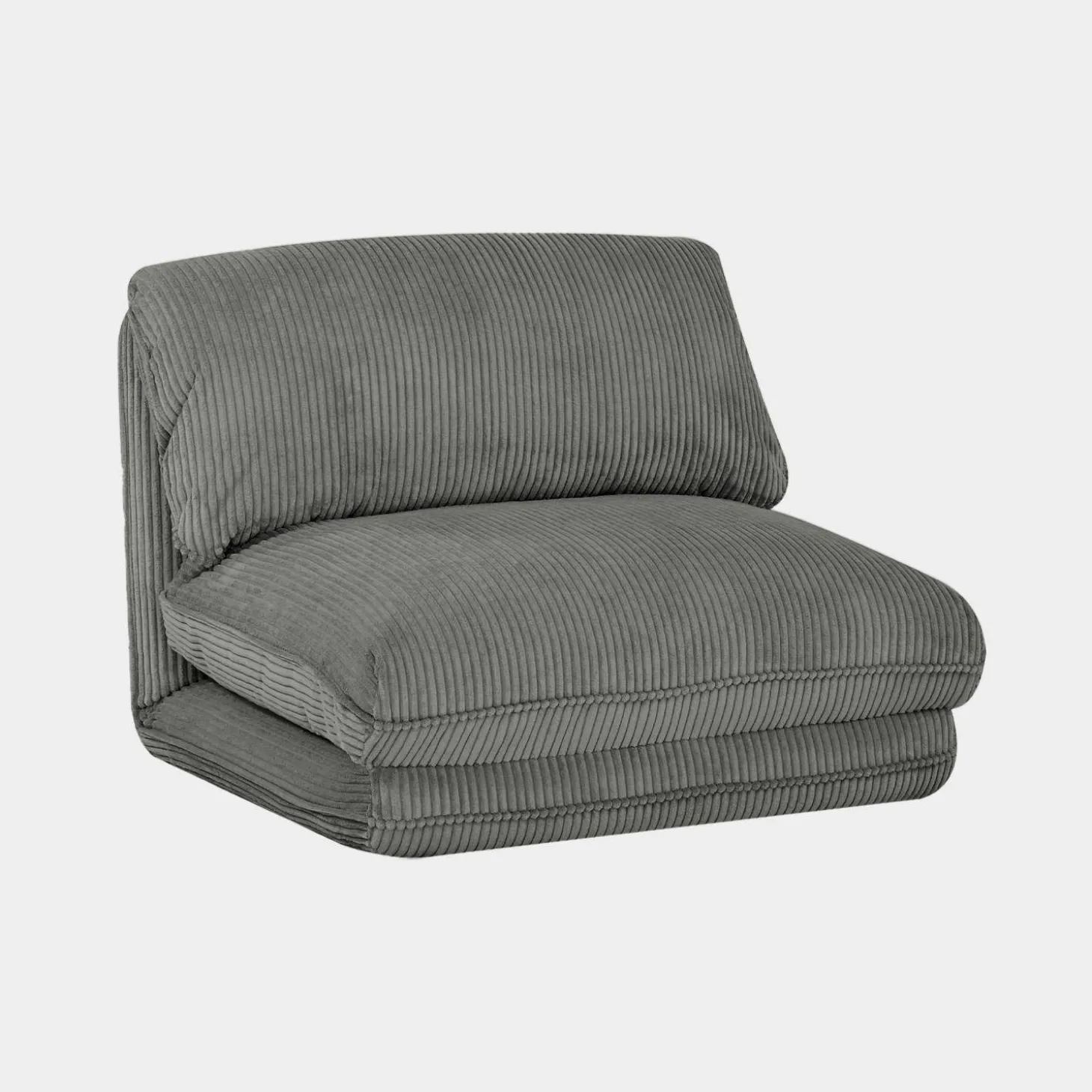 Loungestoel met slaapfunctie corduroy fauteuil