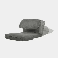 Loungestoel met slaapfunctie corduroy fauteuil