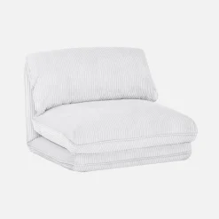 Loungestoel met slaapfunctie corduroy fauteuil