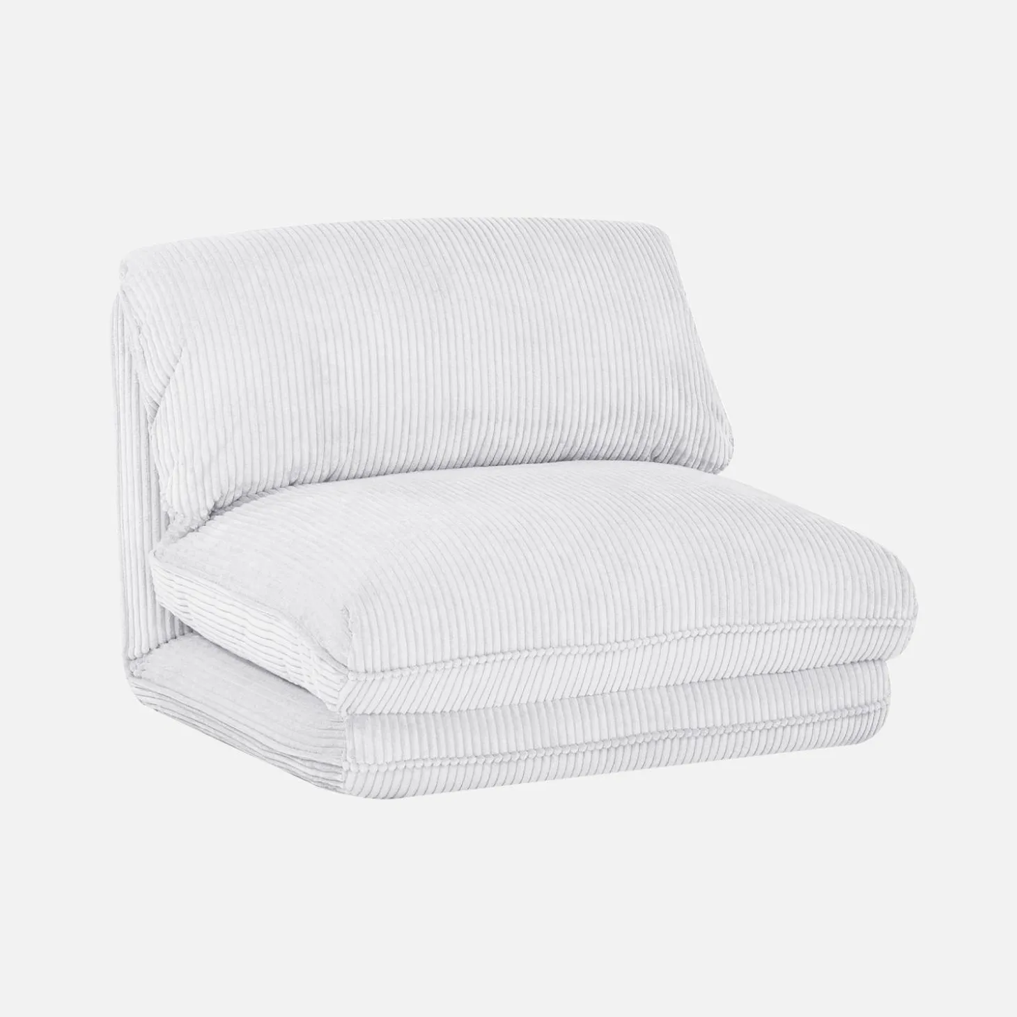 Loungestoel met slaapfunctie corduroy fauteuil