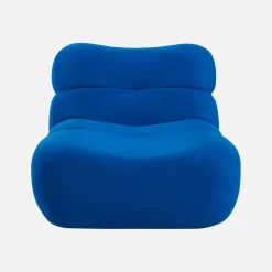 Loungestoel, 1-zits fauteuil van stof