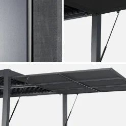 Luifel 3m voor Palace pergola