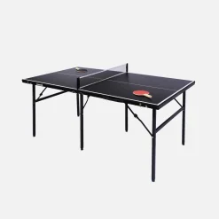 Medium outdoor tafeltennistafel met 2 rackets en 3 ballen