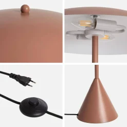 Metalen vloerlamp voor binnen Ø50cm