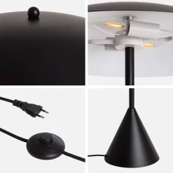 Metalen vloerlamp voor binnen Ø50cm