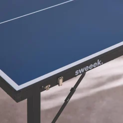 Mini opvouwbare binnen tafeltennistafel, met 2 rackets en 3 balletjes