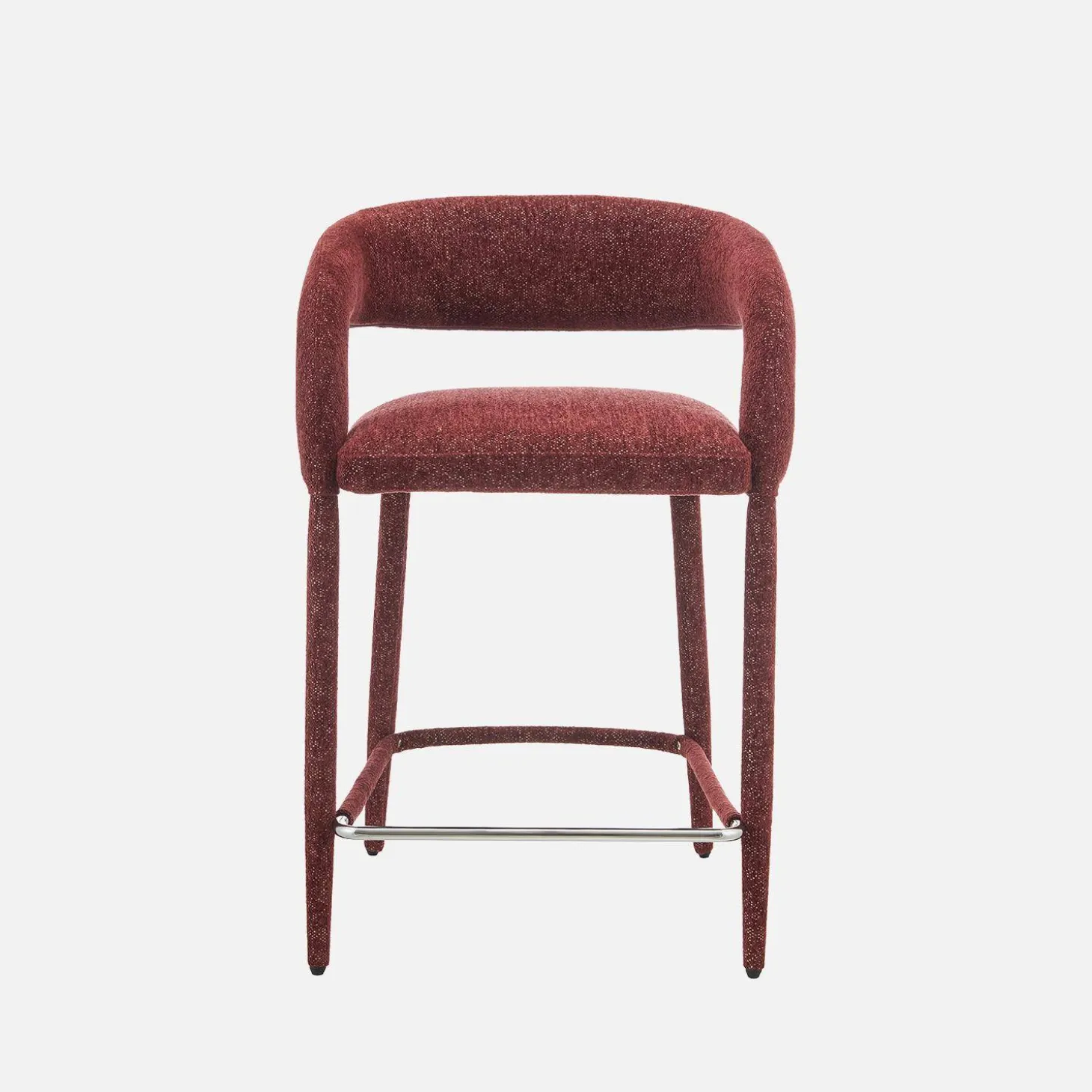 Moderne barkruk van stof (set van 2)