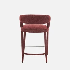 Moderne barkruk van stof (set van 2)