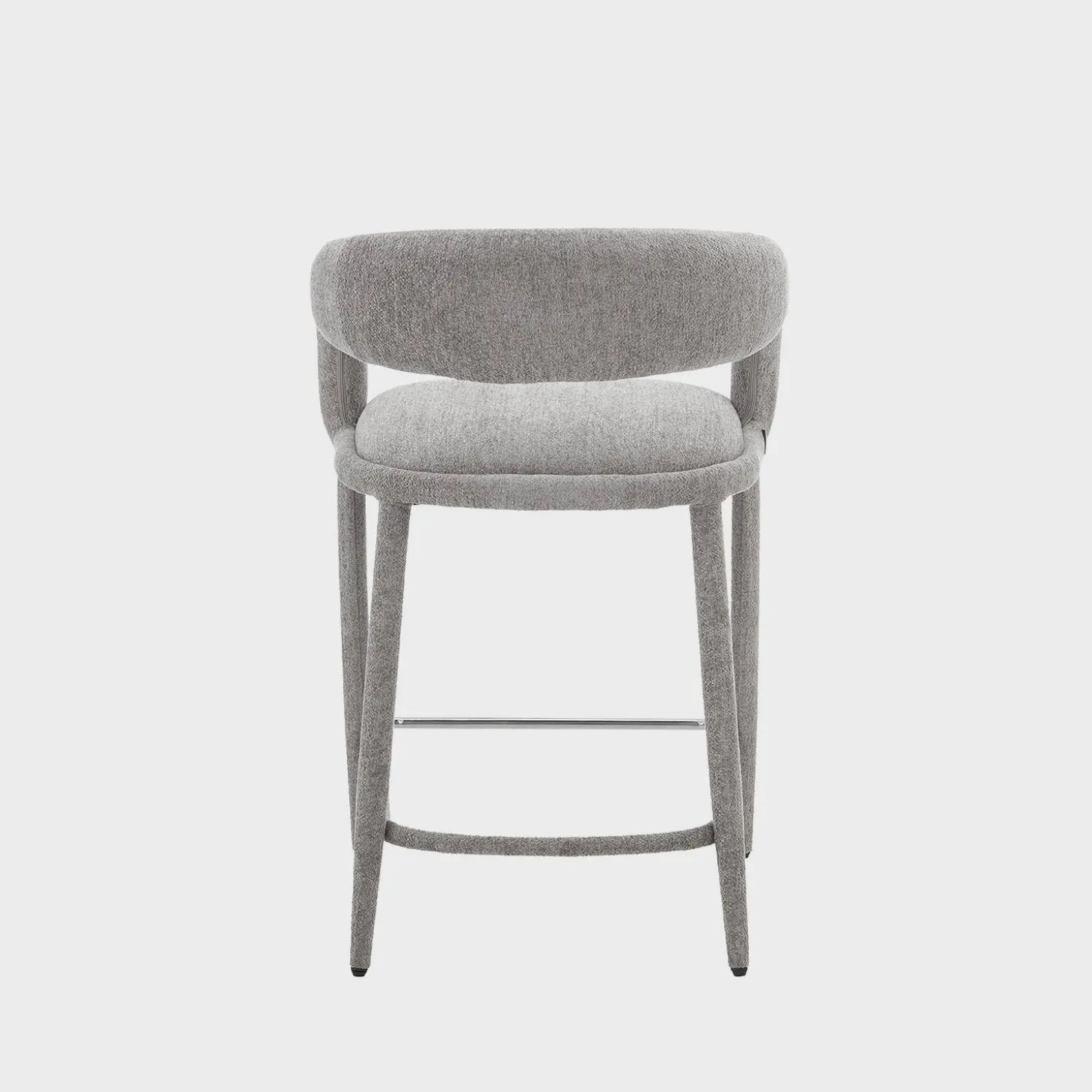 Moderne barkruk van stof (set van 2)