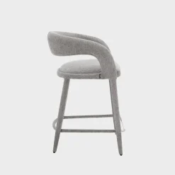 Moderne barkruk van stof (set van 2)