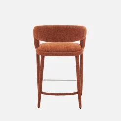 Moderne barkruk van stof (set van 2)