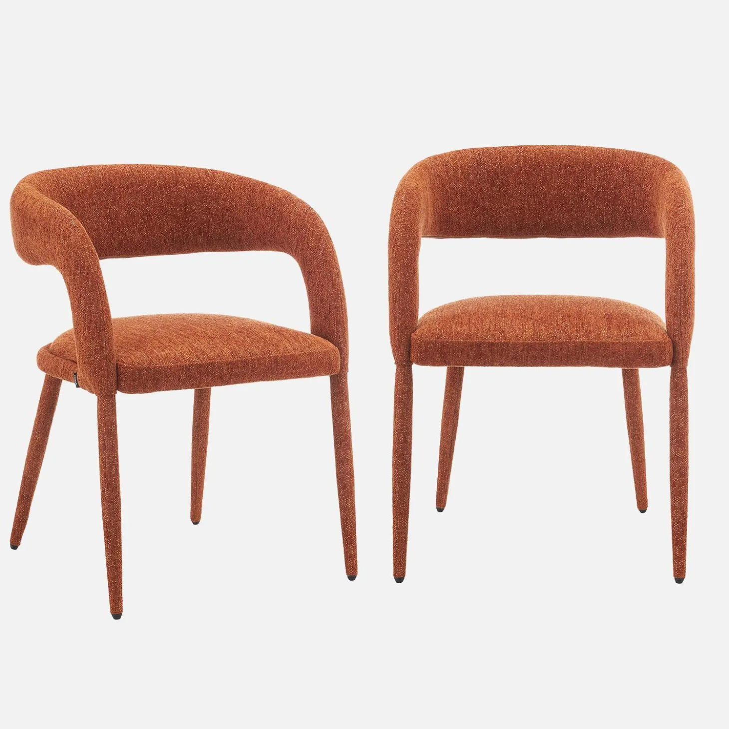 Moderne stoel van stof (set van 2)