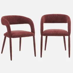 Moderne stoel van stof (set van 2)