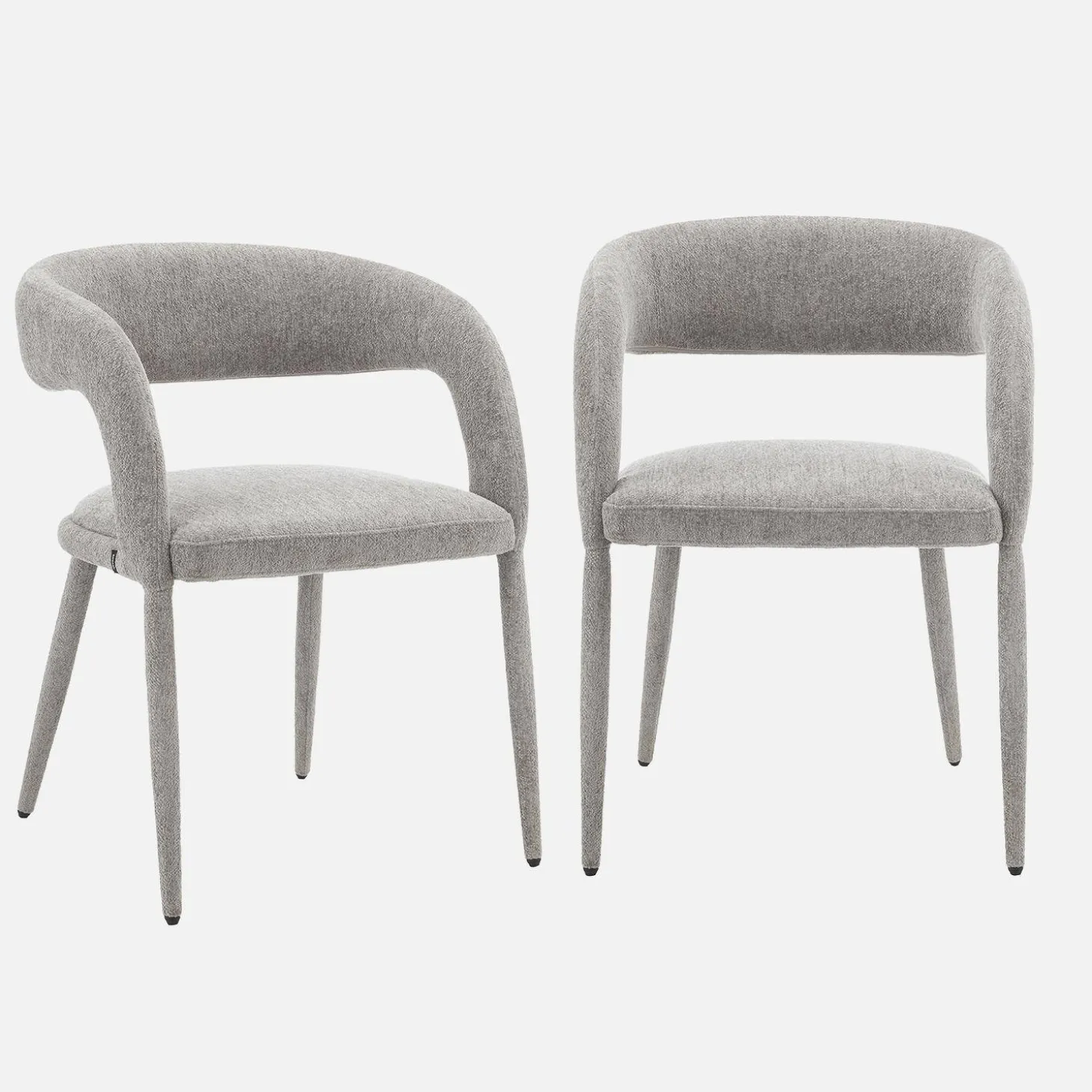 Moderne stoel van stof (set van 2)