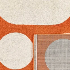 Modern interieurtapijt, oranje