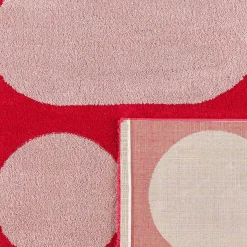Modern interieurtapijt, rood