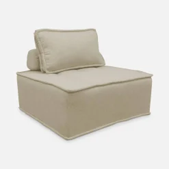 Modulaire fauteuil in stof