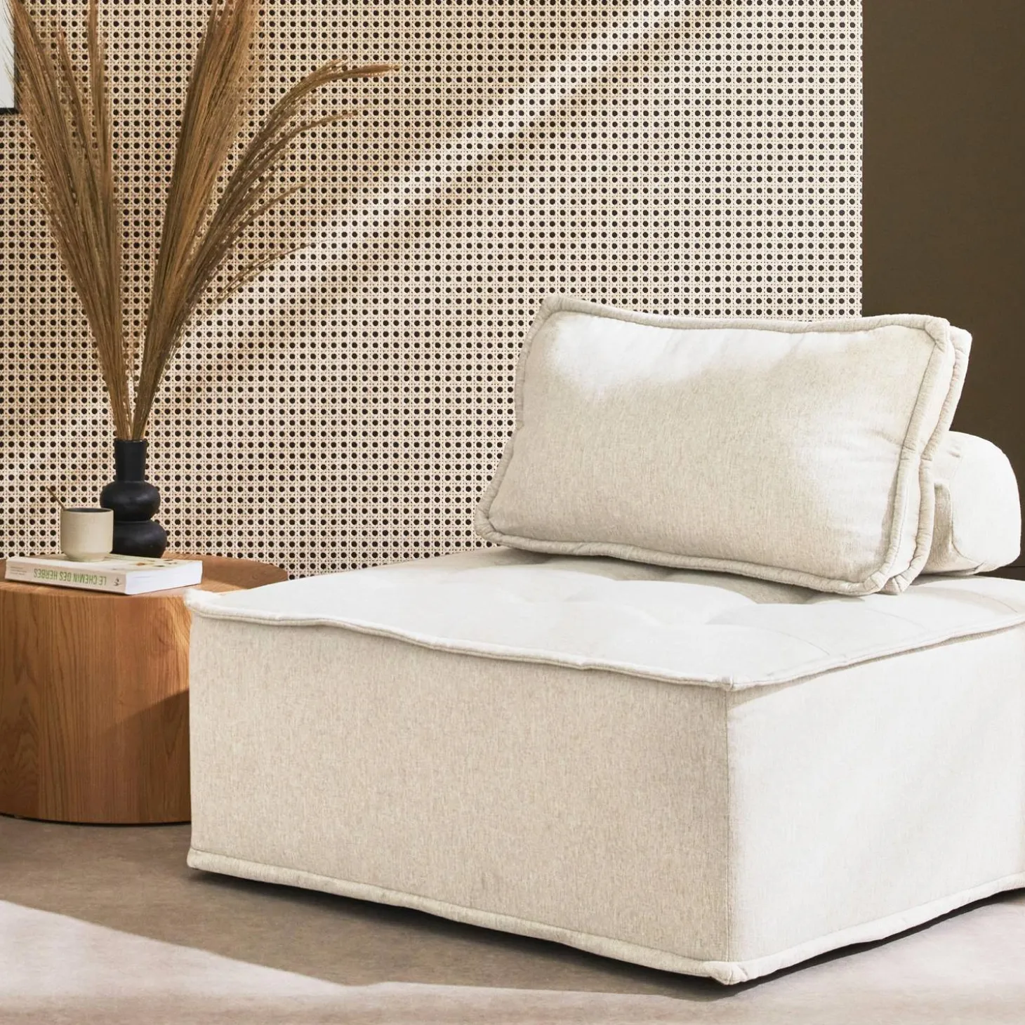 Modulaire fauteuil in stof