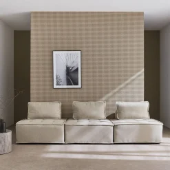 Modulaire fauteuils in stof (Set van 3)