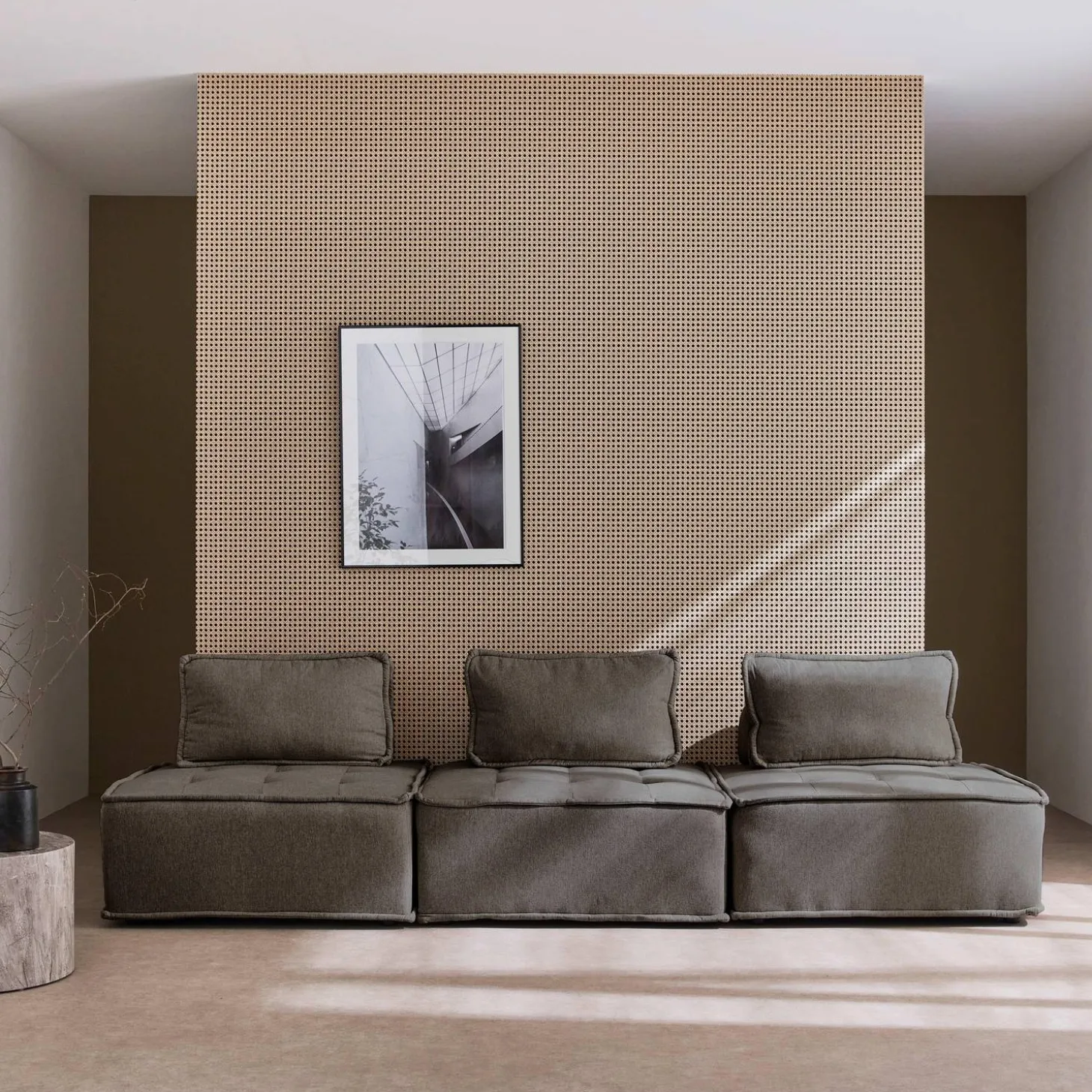 Modulaire fauteuils in stof (Set van 3)