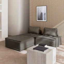 Modulaire fauteuils in stof (Set van 3)