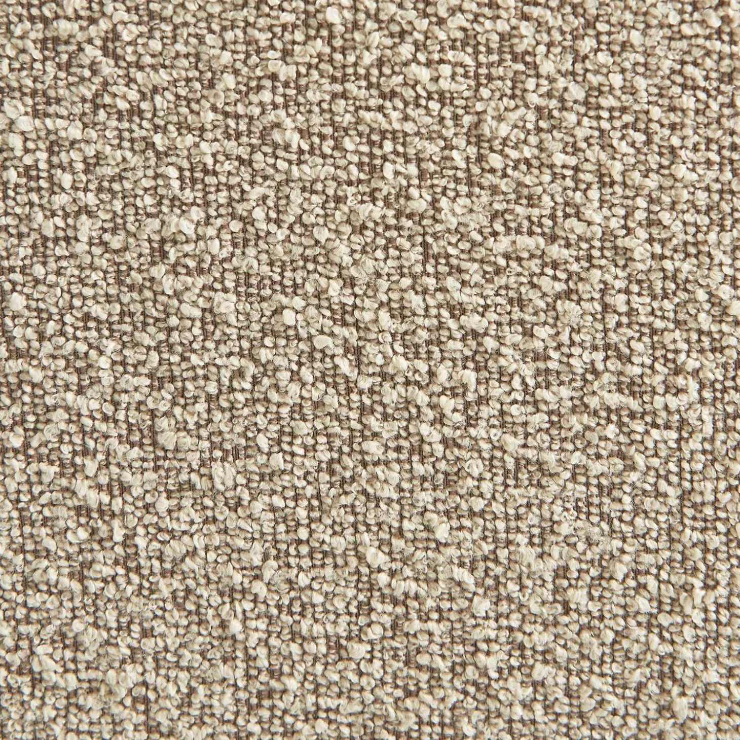 Modulaire fauteuils 7-zits hoekbank met voetenbankje boucléstof