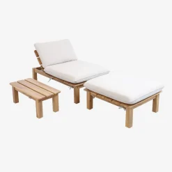 Modulaire loungeset 1-2 plaatsen meerdere posities en tafeltje