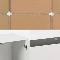 Modulaire opbergmodule houtdecor 9 modules - 2 deuren 6 lades