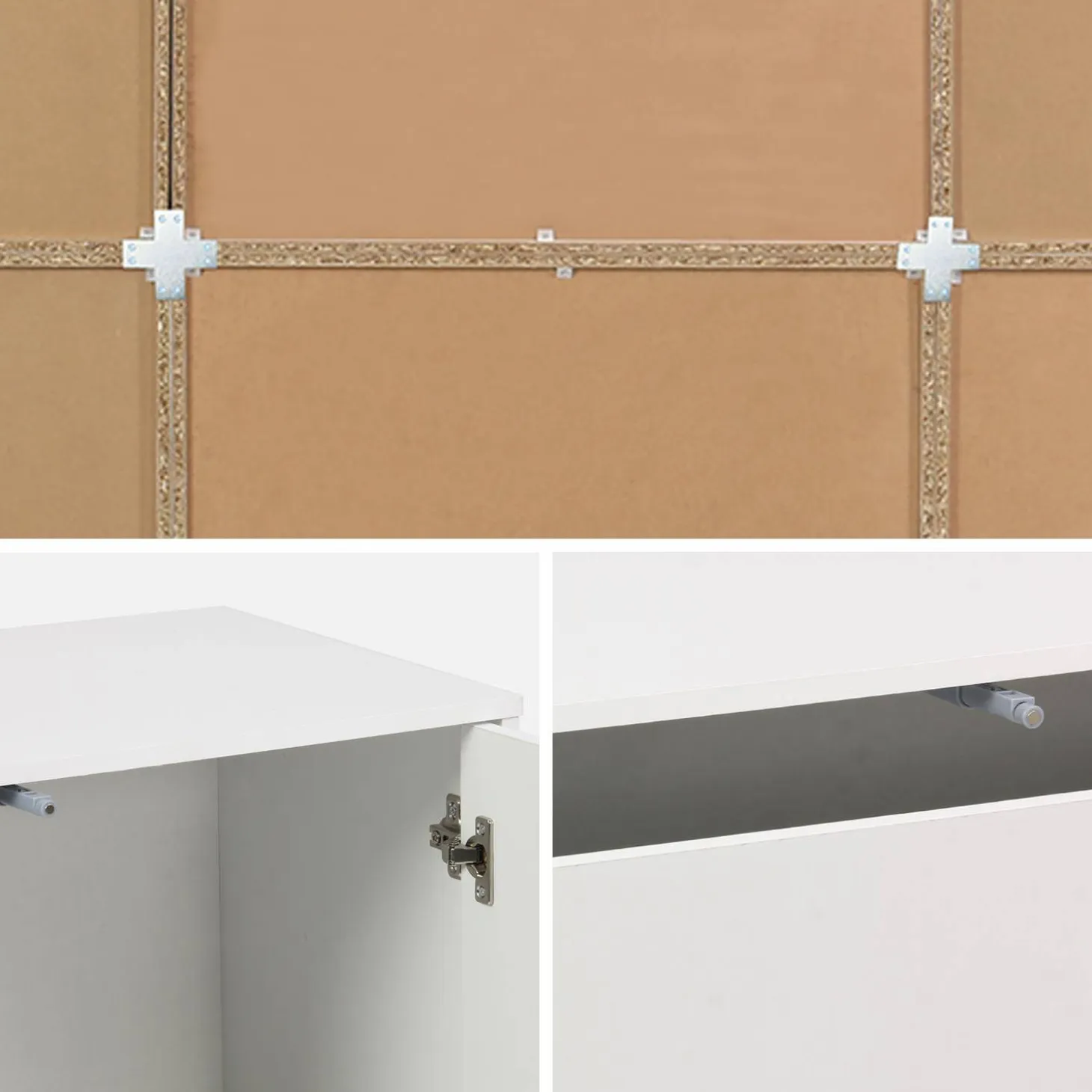 Modulaire opbergmodule houtdecor 9 modules - 2 deuren 6 lades