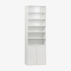 Modulaire opbergmodule houtdecor 3 modules - 2 deuren en planken