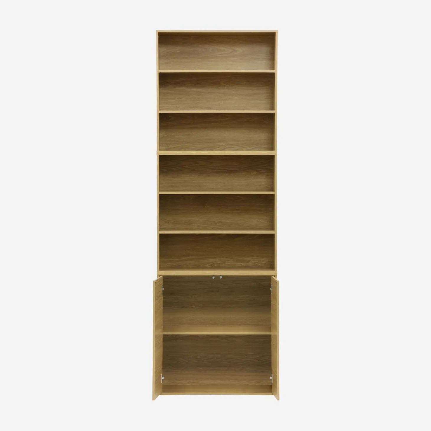 Modulaire opbergmodule houtdecor 3 modules - 2 deuren en planken