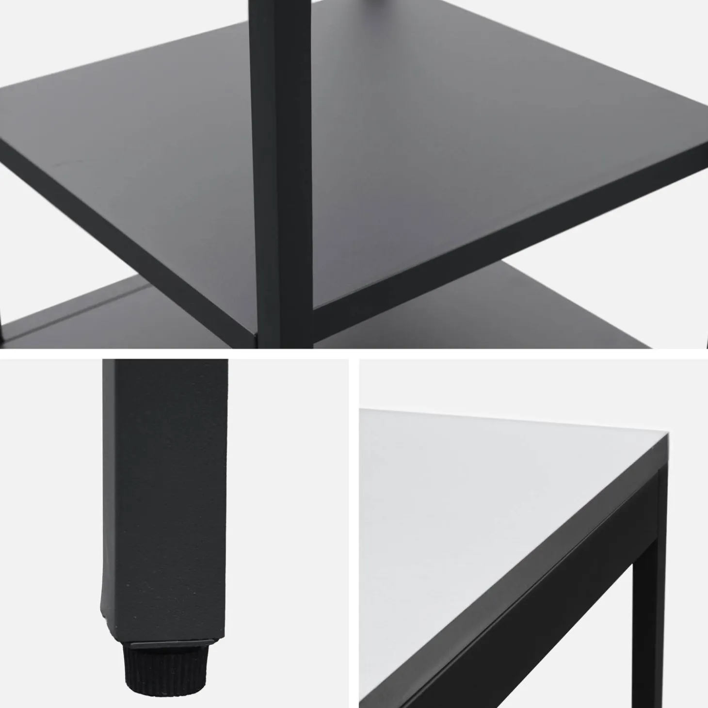 Module buitenkeuken 2 planken staal L49cm