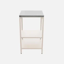 Module buitenkeuken 2 planken staal L49cm