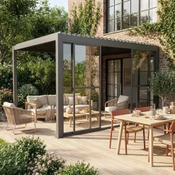 4m schuifdeur voor pergola Triomphe