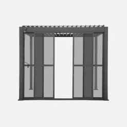 3m schuifdeur voor pergola Triomphe