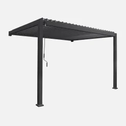 Muurpergola met lamellendak 4x3m verstelbare lamellen