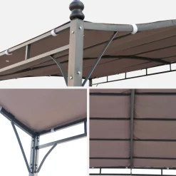 Muurpergola 3x2.5m