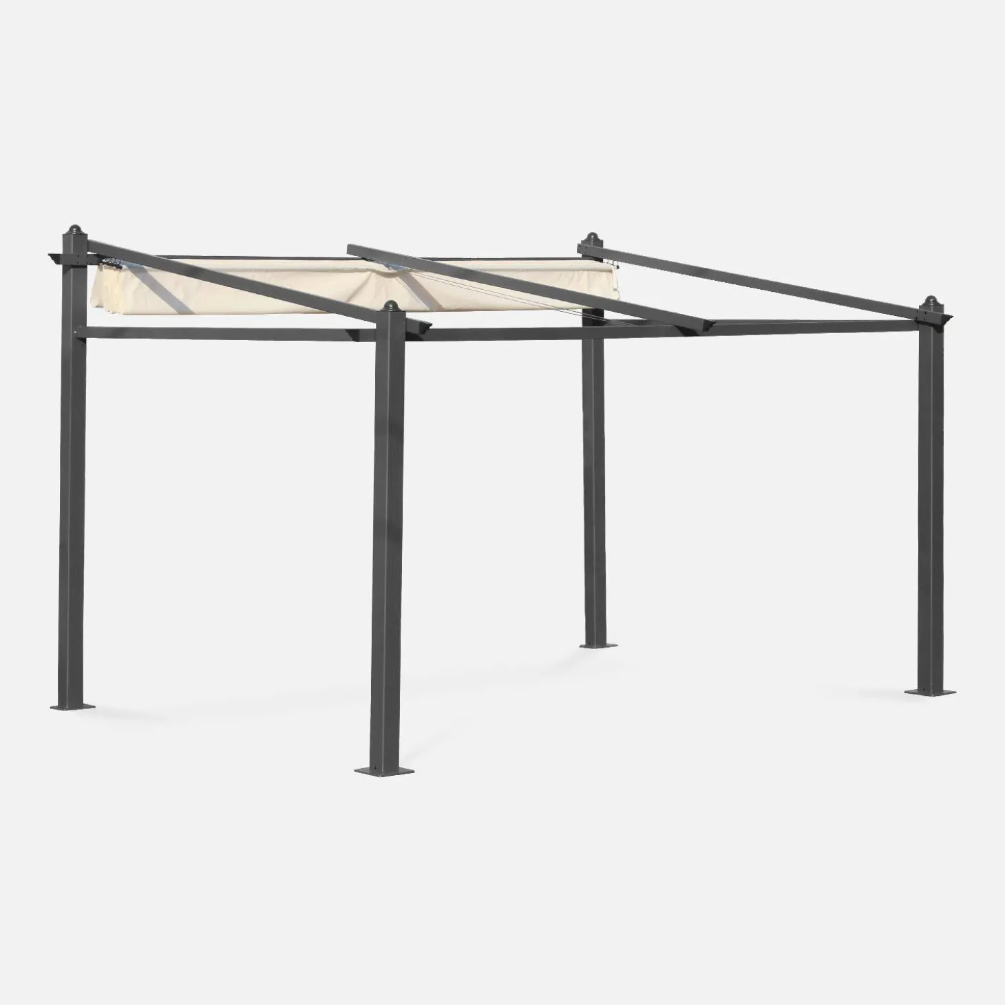 Muurpergola 3x4m